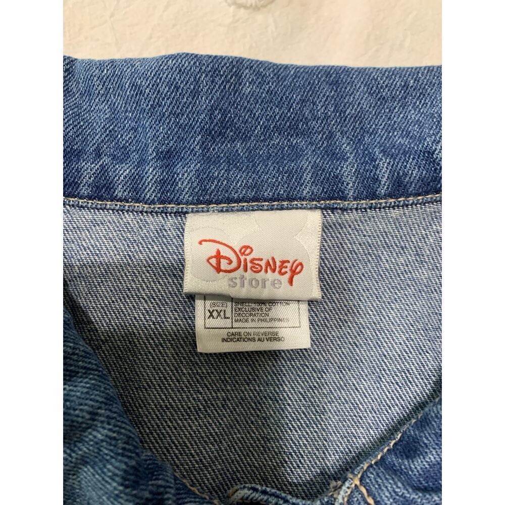Vintage The Disney Store Catalogue Denim Jacket Embroidered Winnie The Pooh 2X - Picture 4 of 13